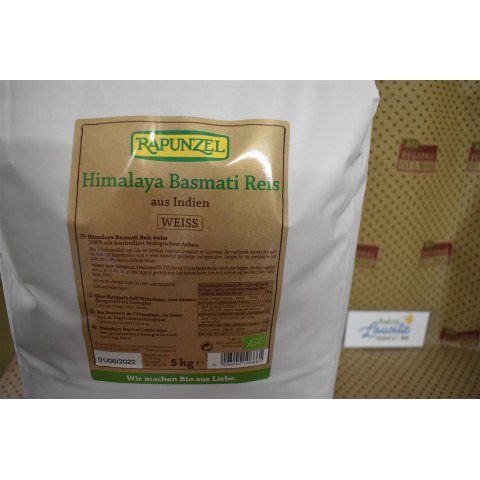 Bio Basmati Reis weiß 5 kg Sack (Rapunzel)
