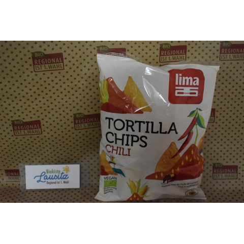 Bio Tortilla Chips Chili 90g (Lima)
