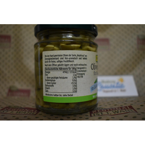 Bio Olivenscheiben grn 190g (Rapunzel)
