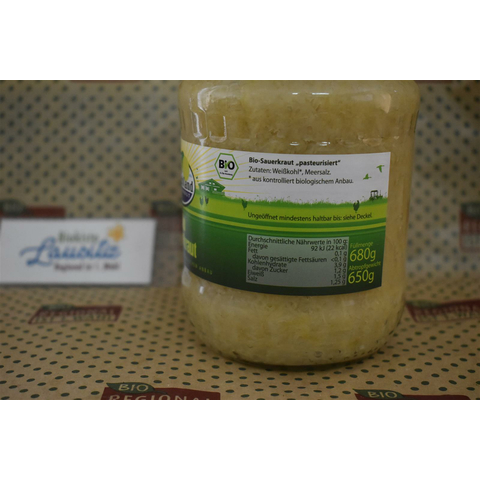 Bio Sauerkraut 650g (Marschland)