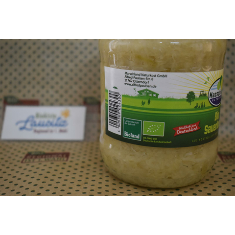 Bio Sauerkraut 650g (Marschland)
