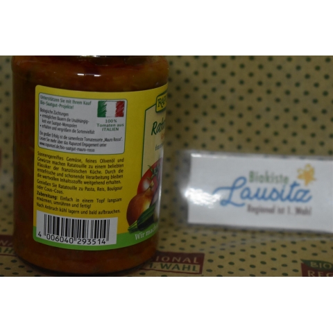 Bio Tomatensauce Ratatouille 335 ml (Rapunzel)