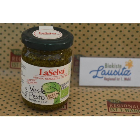 Bio Verde Pesto -  Basilikum Pesto 130g (La Selva)