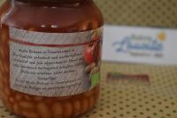 Bio Wei&szlig;e Bohnen in Tomatensauce 360g Glas (De Rit)