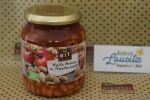 Bio Wei&szlig;e Bohnen in Tomatensauce 360g Glas (De Rit)