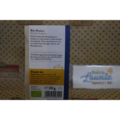 MHD Bio Muskatnuss gemahlen 30g (Sonnentor)