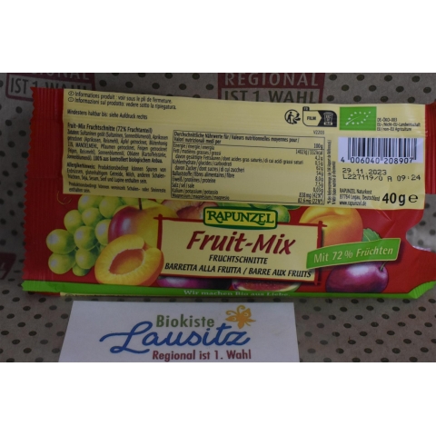 Bio Fruchtschnitte Fruit-Mix 40g (Rapunzel)