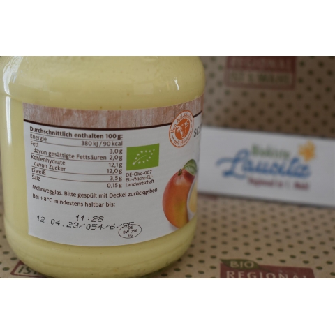 Bio Joghurt Mango 500g 3,5% Glas