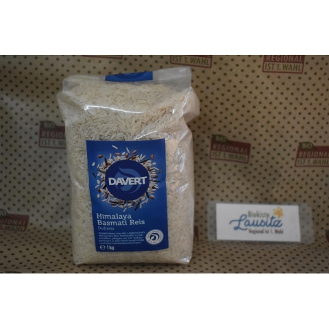 Bio Himalaya Basmati Reis weiß 1kg (Davert)