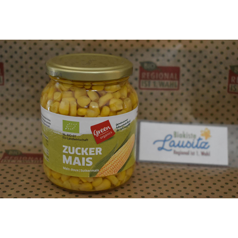 Bio Zuckermais 340g Glas (Green)