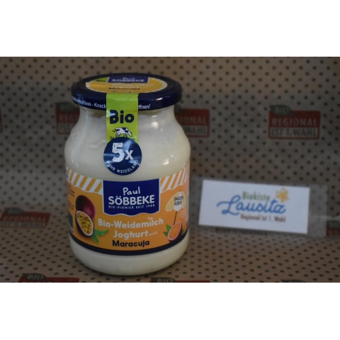 Bio Joghurt Maracuja 3,8 % 500g Glas