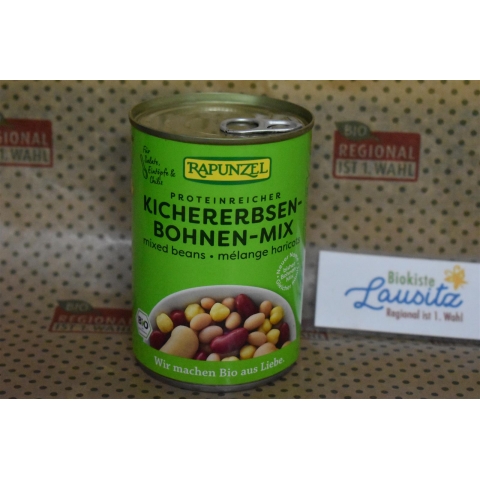 Bio Kichererbsen-Bohnen-Mix 400g Dose (Rapunzel)