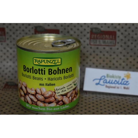 Bio Borlotti Bohnen 400g Dose (Rapunzel)