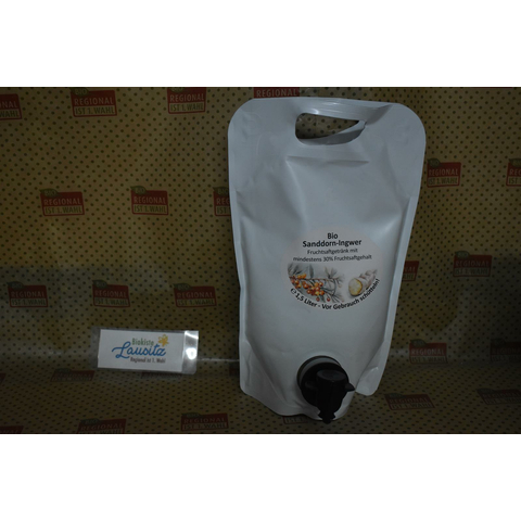 Bio Sanddorn-Ingwer 1,5 l Bag