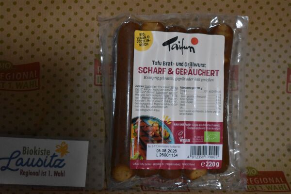 Bio Tofu Brat- und Grillwurst scharf 220g (Taifun)