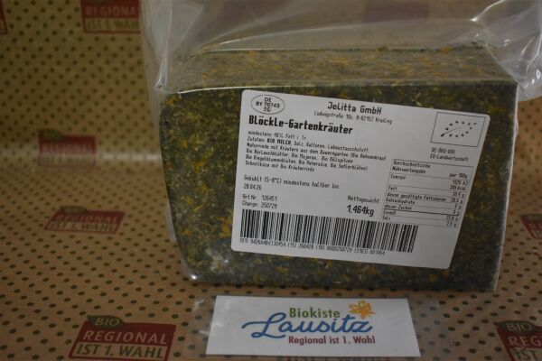 Bio K&auml;selaib Bl&ouml;ckle-Gartenkr&auml;uter 1,5 kg