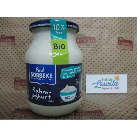 Bio Rahmjoghurt 10% (Söbbeke) 500g