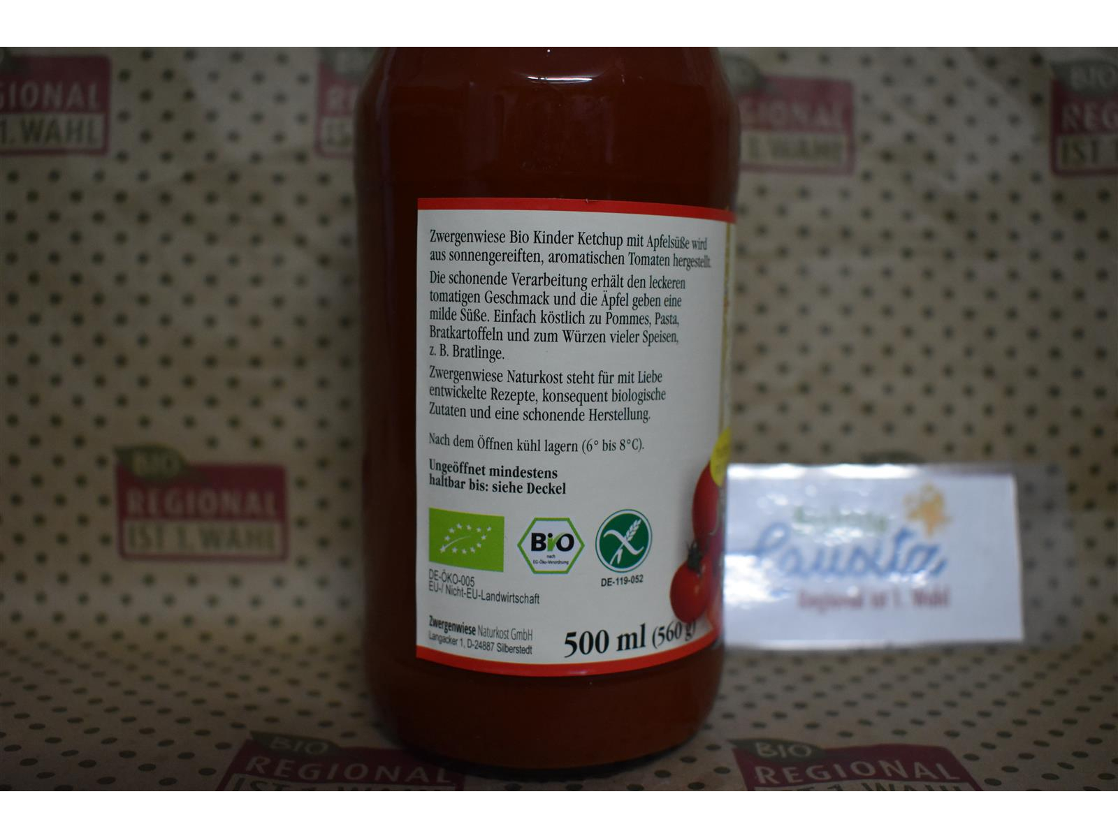 Bio Kinder Ketchup 500 ml (Zwergenwiese), 3,29
