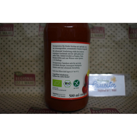 Bio Kinder Ketchup 500 ml (Zwergenwiese)