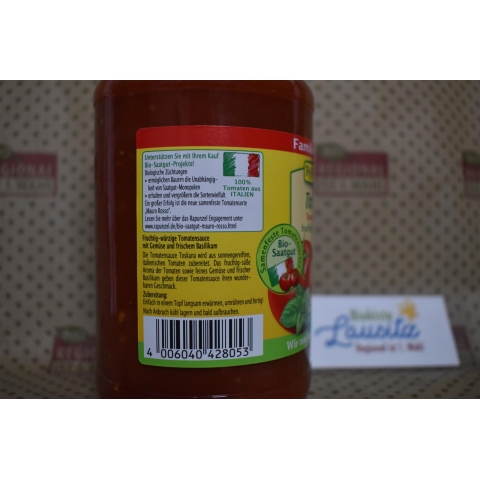 Bio Toskana Tomatensauce 525 ml (Rapunzel)