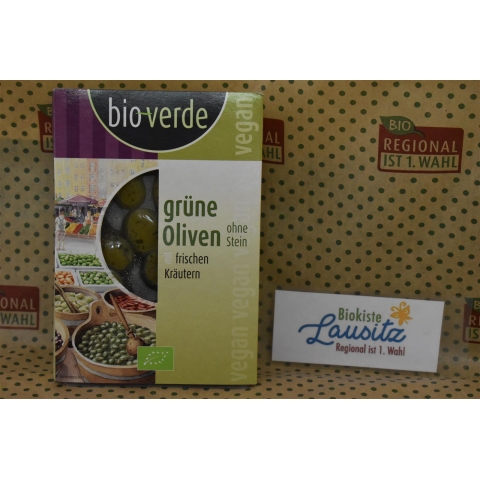 Bio Oliven grün ohne Stein150g  (Bio-verde)